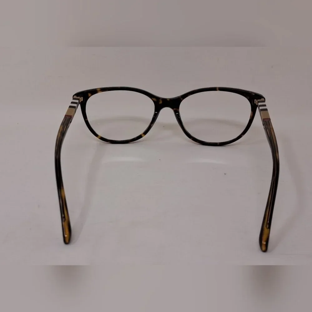 NWT Burberry Women's Frames Eye Glasses Havana Nova Check Square B2205 52-17-145